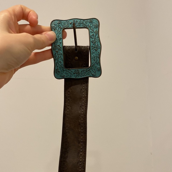 Faux leather pirate belt - Picture 3 of 5